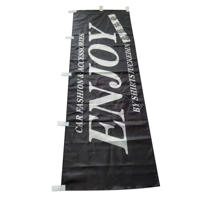 Tissu vertical fait sur commande d'intérieur extérieur de polyester des drapeaux 180x60cm de bannière
