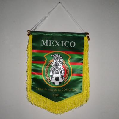 Double drapeau de impression latéral 25x30cm de mur de fanion pour la décoration