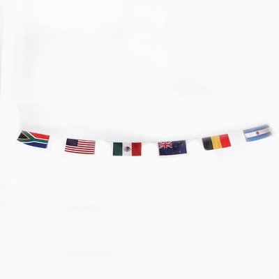 32 ficelles internationales de drapeau de pays pour des sports et des jeux