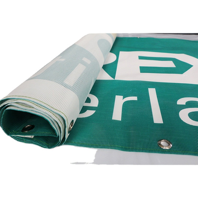 Impression de publicité faite sur commande extérieure d'intérieur de Digital de polyester de bannières d'ODM