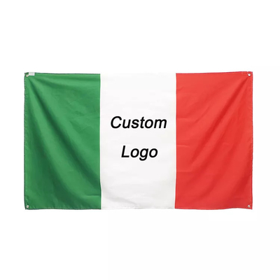 Drapeau de polyester personnalisé d'impression numérique Bannière de drapeau de pays 100% polyester à double face