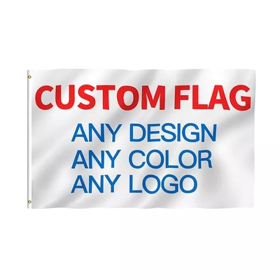 Annonçant le drapeau mince 3X5ft de Blue Line 100% polyester pour concevoir des drapeaux en fonction du client