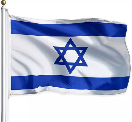 3x5ft Israel National Flag Single /Double ont dégrossi imprimant des drapeaux du monde de polyester