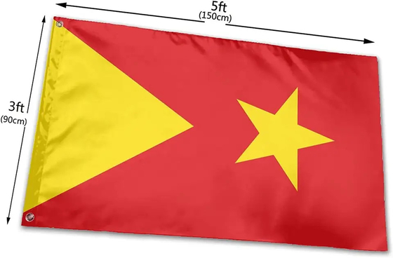 Style accrochant de la livraison 150x90 cm Ethiopie Tigray de polyester rapide de drapeau