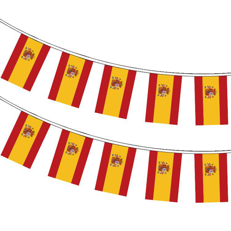 24 drapeaux de l'Europe d'équipes de pays donnant un petit coup la forme adaptée aux besoins du client par 14x21cm